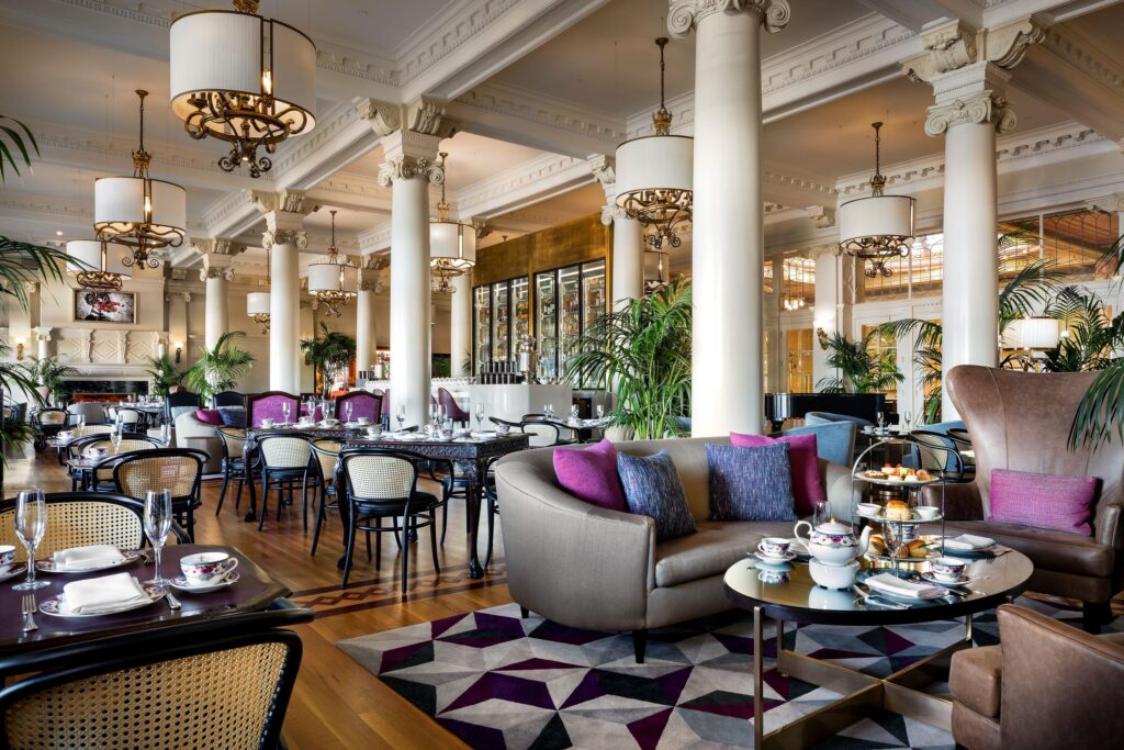 The reinvented Lobby Lounge highlights the original architecture, for a modern take on royal tea. Photo: The Fairmont Empress