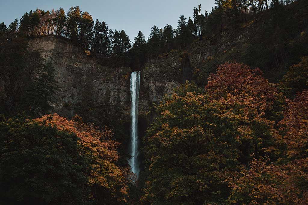 The massive Multnomah Falls are truly a breathtaking sight. Credit: Tim Mossholder