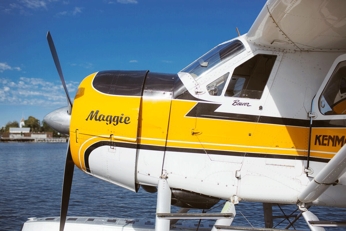 The mighty Maggie ready to take to the sky. Photo. Lucas Anderson
